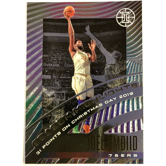  2019-20 Illusions Season Highlights Joel Embiid  Local Legends Cards & Collectibles