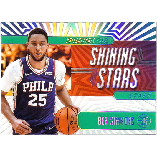 2019–20 Illusions Shining Stars Ben Simmons Emerald Acetate-Local Legends Cards & Collectibles