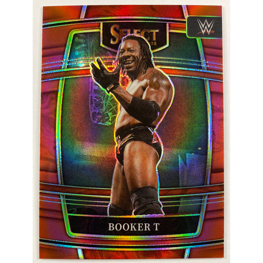 2022 Select Booker T Red Holo Prizm /249