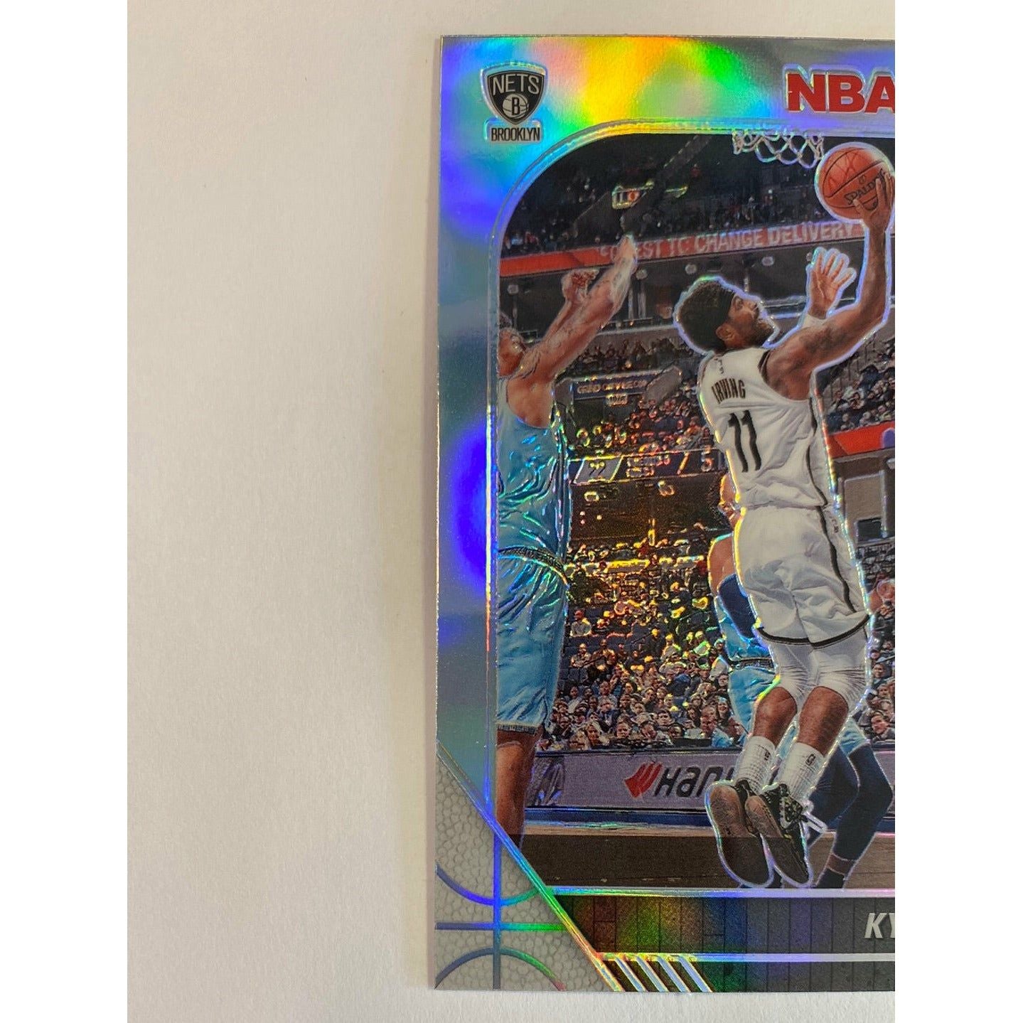 2019-20 Hoops Premium Stock Kyrie Irving Silver Holo Prizm