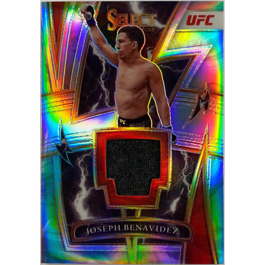 2022 Select Joseph Benavidez Silver Holo Prizm Fighter Used Relic