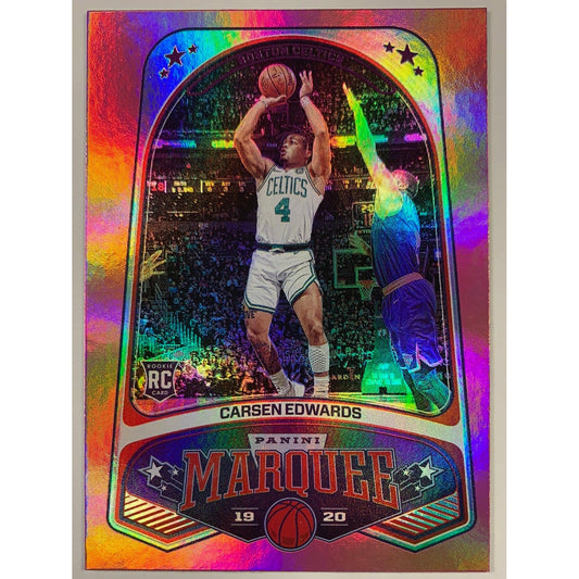 2019-20 Chronicles Marquee Carsen Edwards Pink Parallel RC