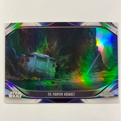 Topps Chrome The Mandalorian The Fighter Assault Refractor