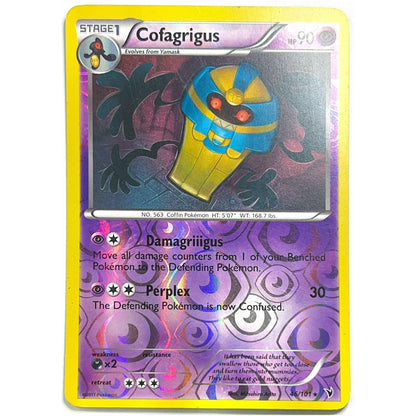 Noble Victories Cofagrigus Rare Reverse Holo 46/101