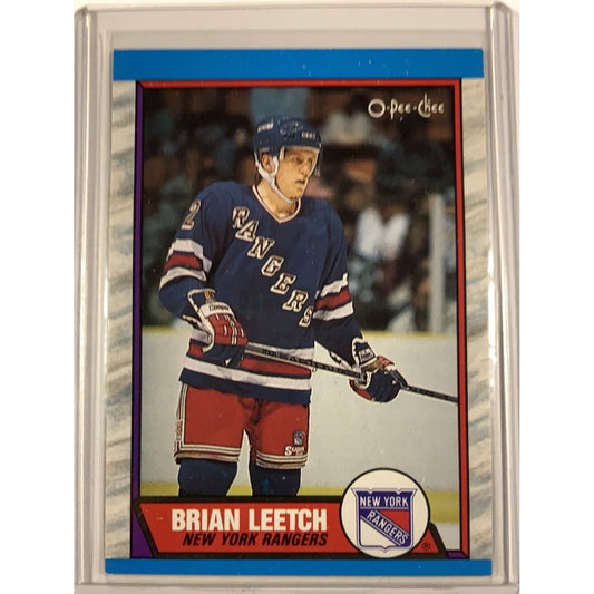  1989-90 0-Pee-Chee Brian Leetch RC  Local Legends Cards & Collectibles