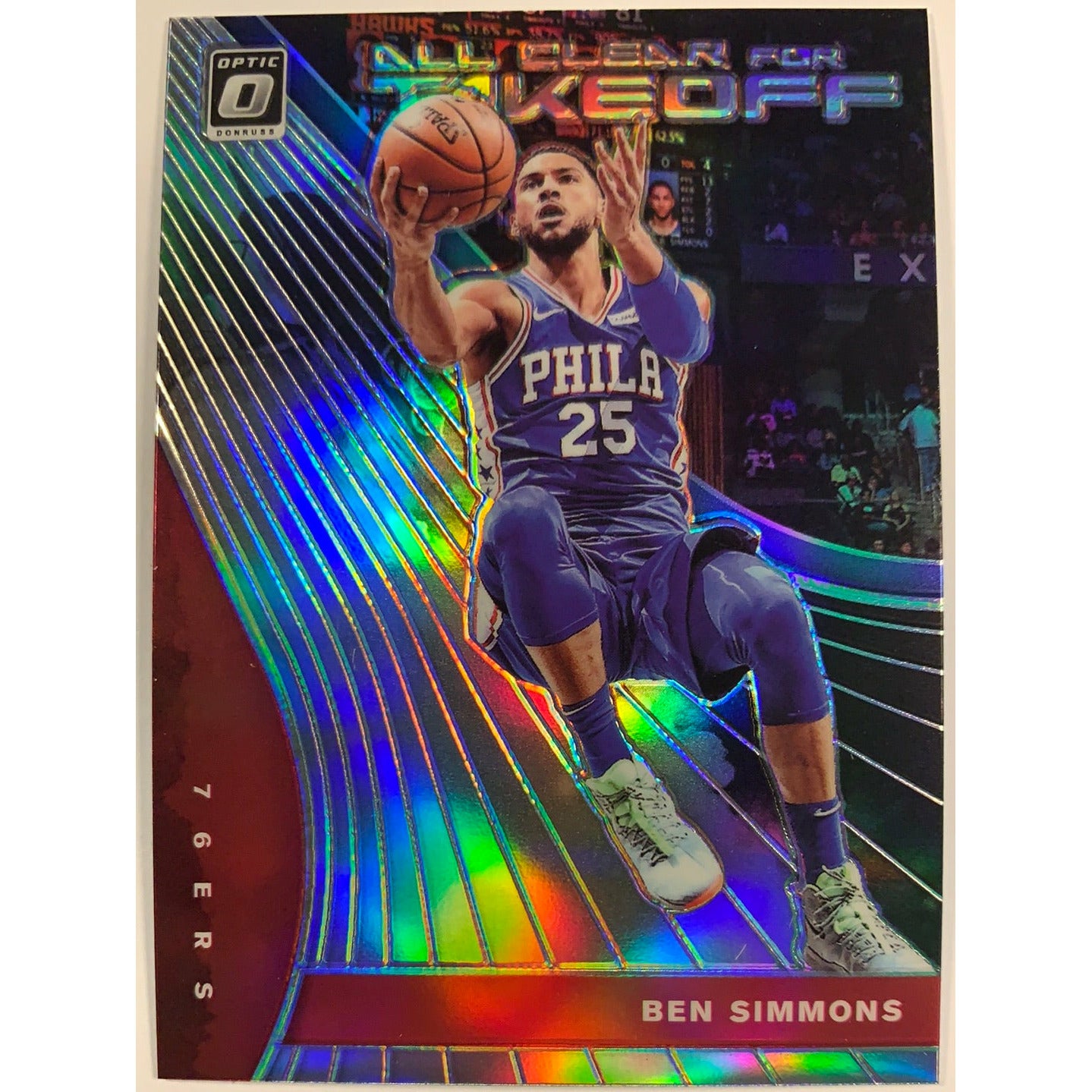  2019-20 Donruss Optic Ben Simmons All Clear For Takeoff Holo Silver Prizm  Local Legends Cards & Collectibles