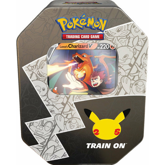 Pokémon Celebrations Lance’s Charizard V Exclusive Tin-Local Legends Cards & Collectibles
