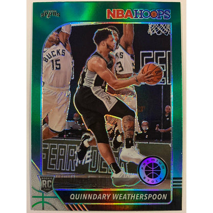  2019-20 Hoops Premium Stock Quinndary Weatherspoon Green Prizm RC  Local Legends Cards & Collectibles
