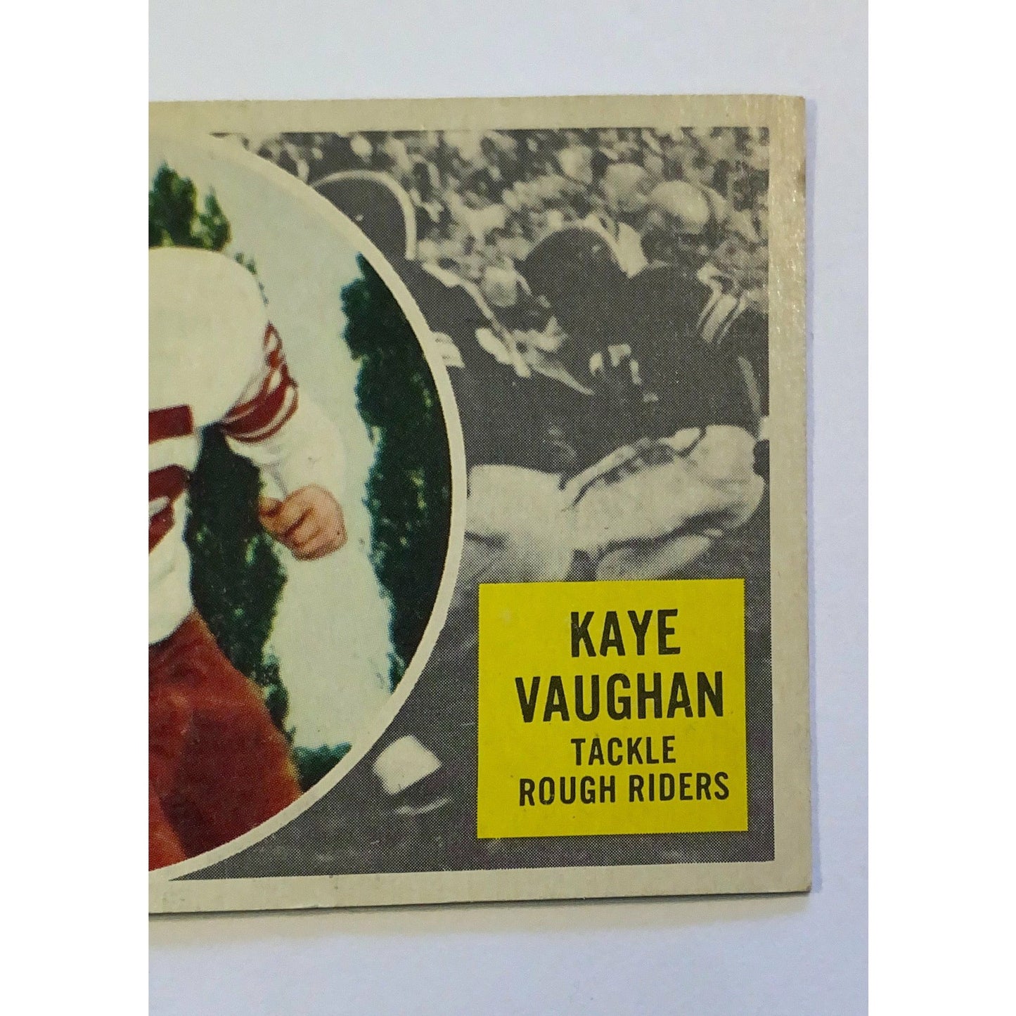 1960 Topps CFL Kaye Vaughan #68