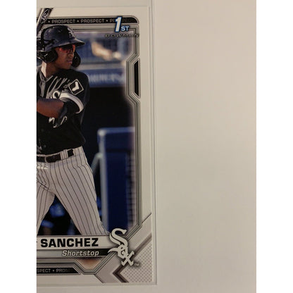  2021 Bowman 1st Yolbert Sanchez BP-40  Local Legends Cards & Collectibles