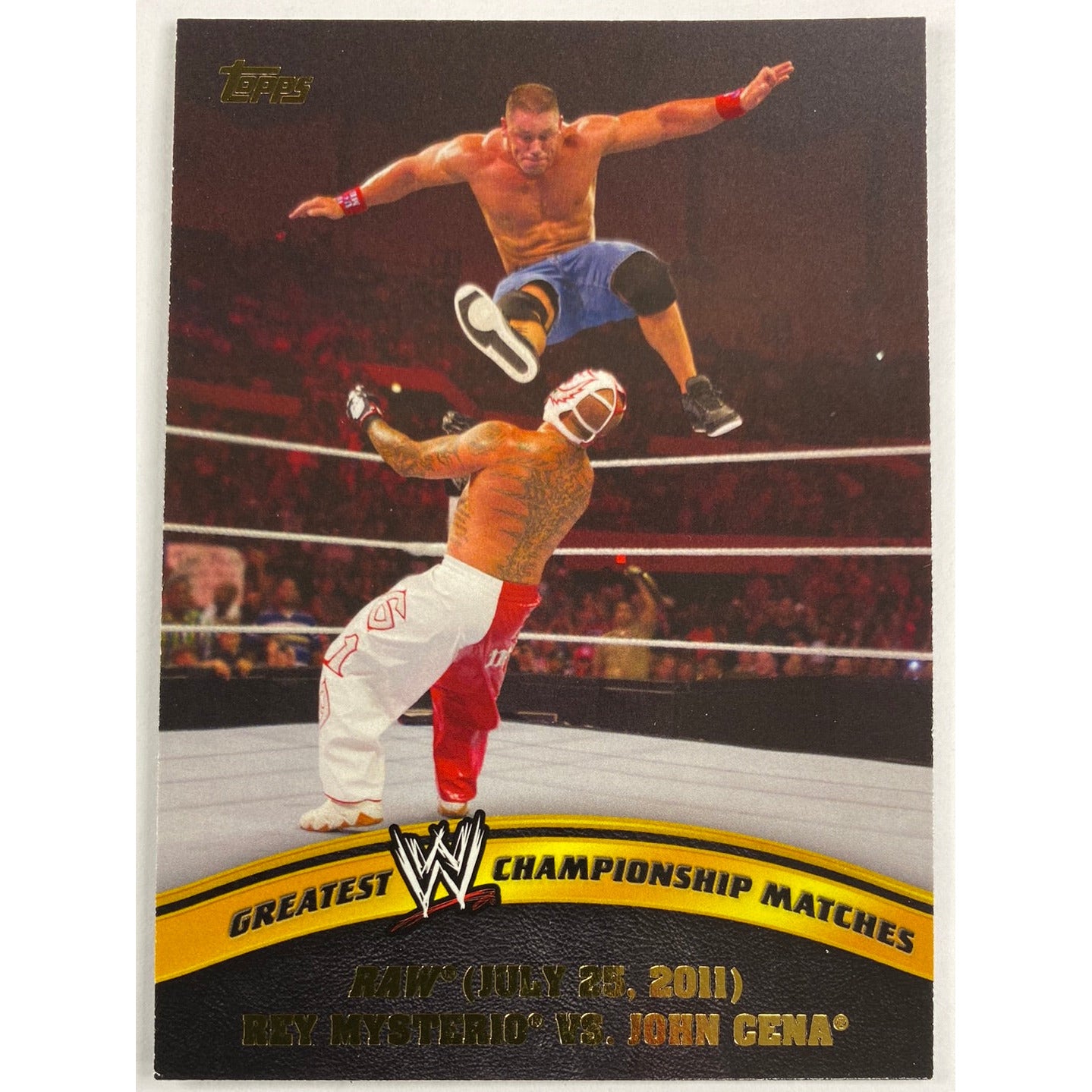 2014 Topps Ray Mysterio Vs John Cena Greatest Championship Matches