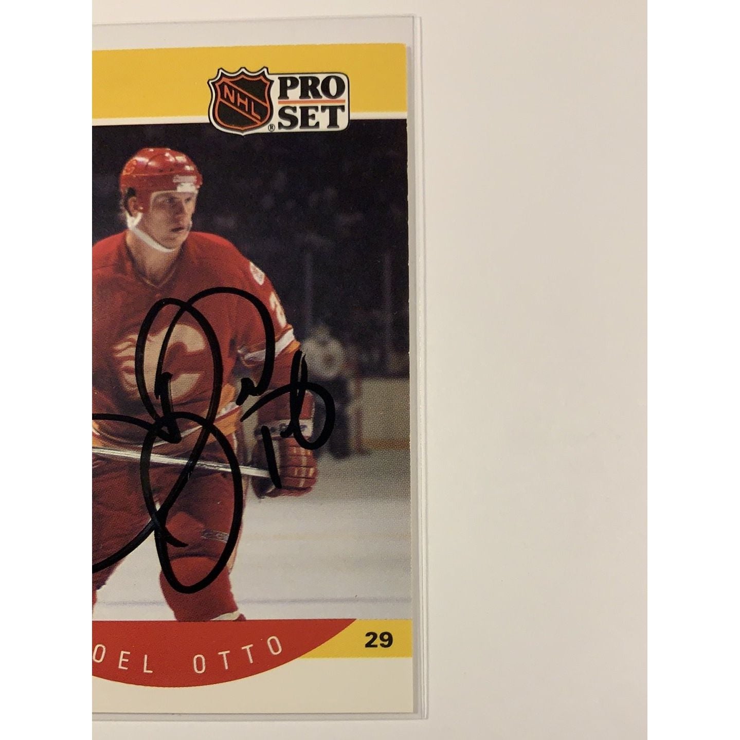  1990 Pro Set Joel Otto In Person Auto  Local Legends Cards & Collectibles