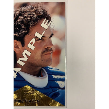  1996 Pinnacle Mike Piazza Promo Sample Card  Local Legends Cards & Collectibles