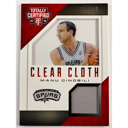 2014-15 Totally Certified Manu Ginobili Clear Cloth /299