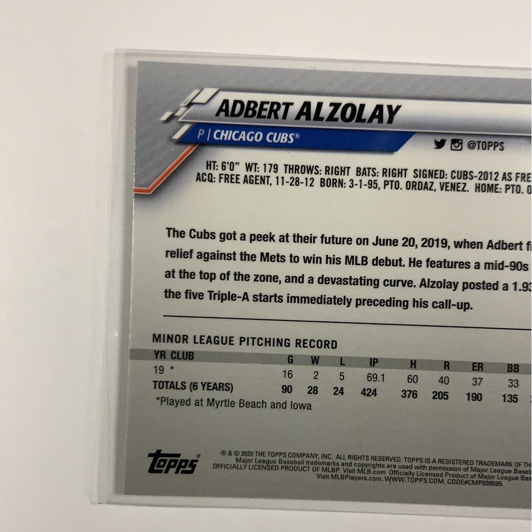  2020 Topps Chrome Adbert Alzolay RC  Local Legends Cards & Collectibles