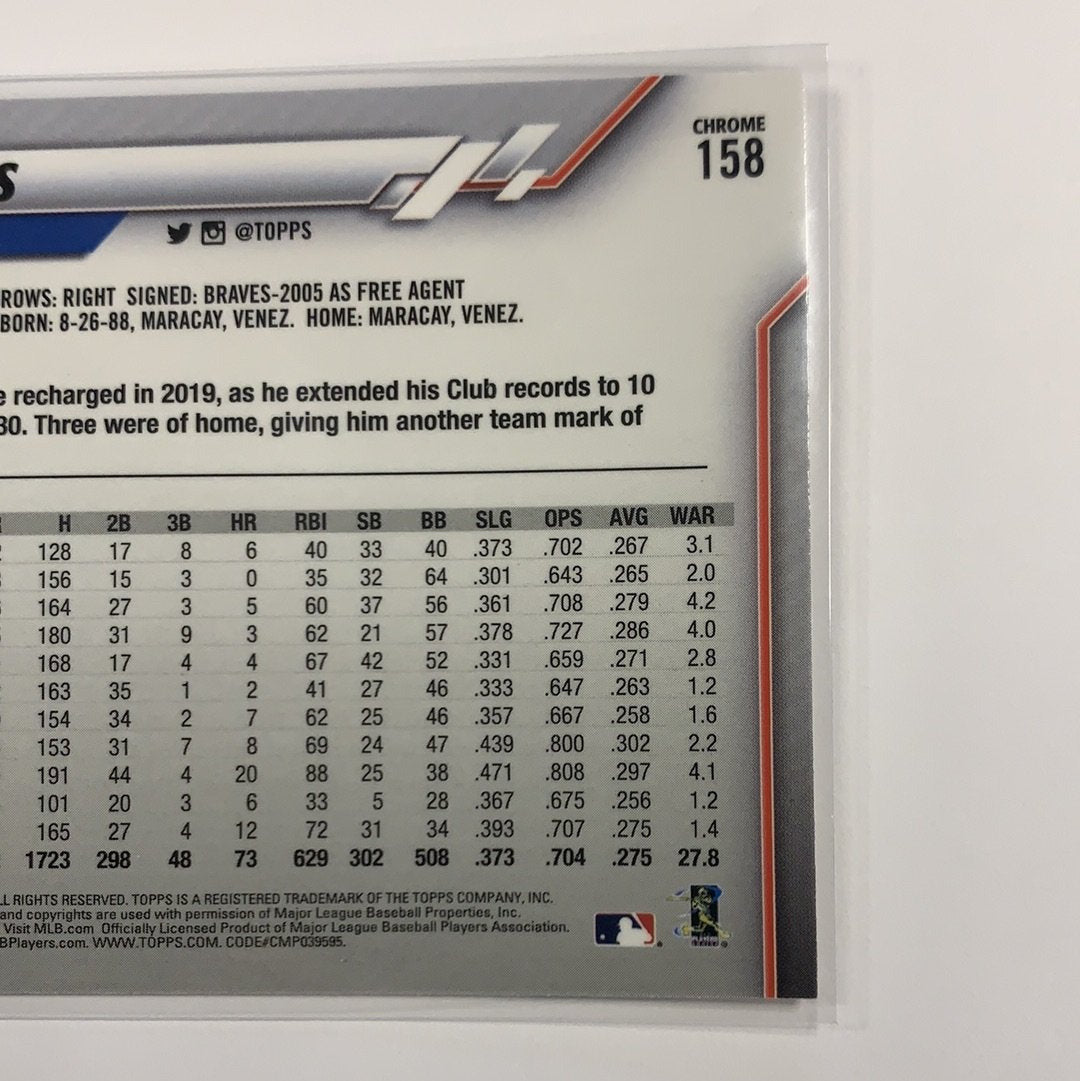  2020 Topps Chrome Elvis Andrus Base #158  Local Legends Cards & Collectibles
