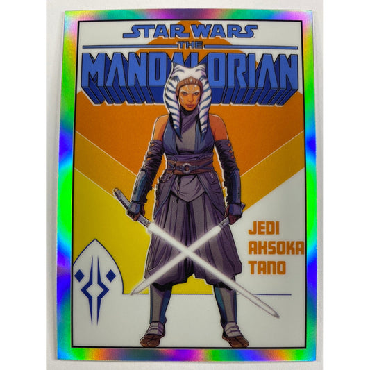 Topps Chrome The Mandalorian Jedi Ahsoka Tano Comic Book Artwork Refractor