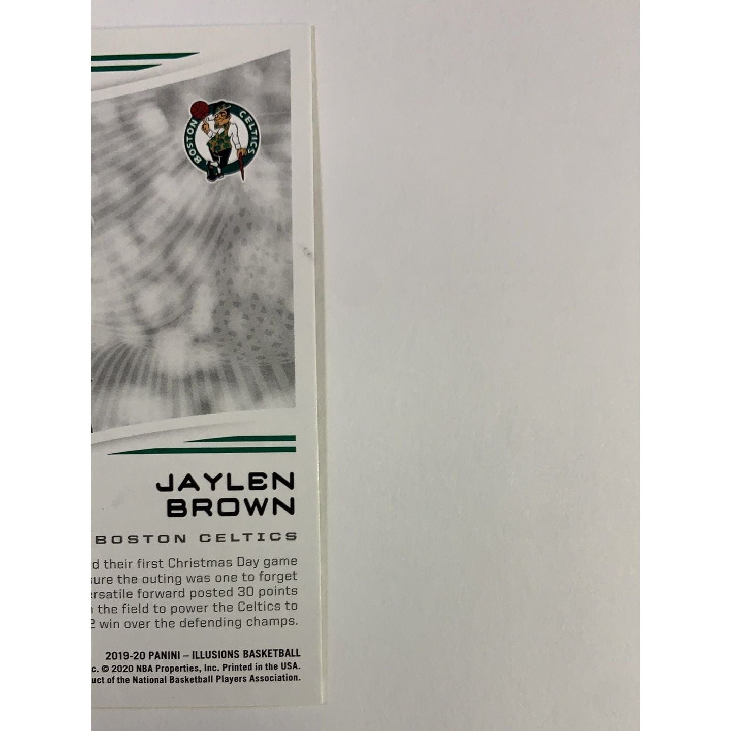  2019-20 Illusions Season Highlights Jaylen Brown  Local Legends Cards & Collectibles