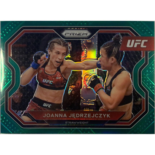  2021 Panini Prizm UFC Joanna Jedrzejczyk Green Prizm #180  Local Legends Cards & Collectibles