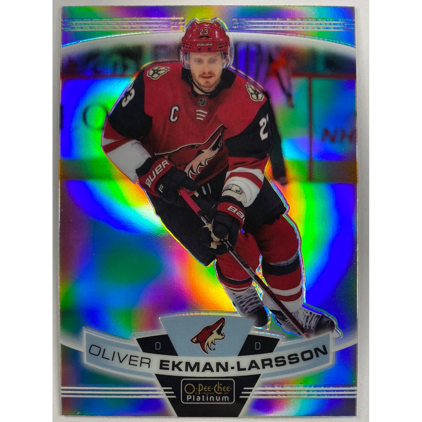 2019-20 O-Pee-Chee Platinum Oliver Ekman-Larsson Rainbow