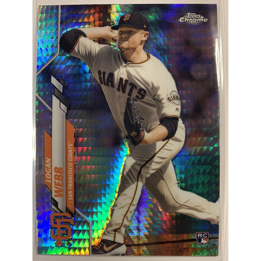  2020 Topps Chrome Logan Webb RC X-Fractor  Local Legends Cards & Collectibles