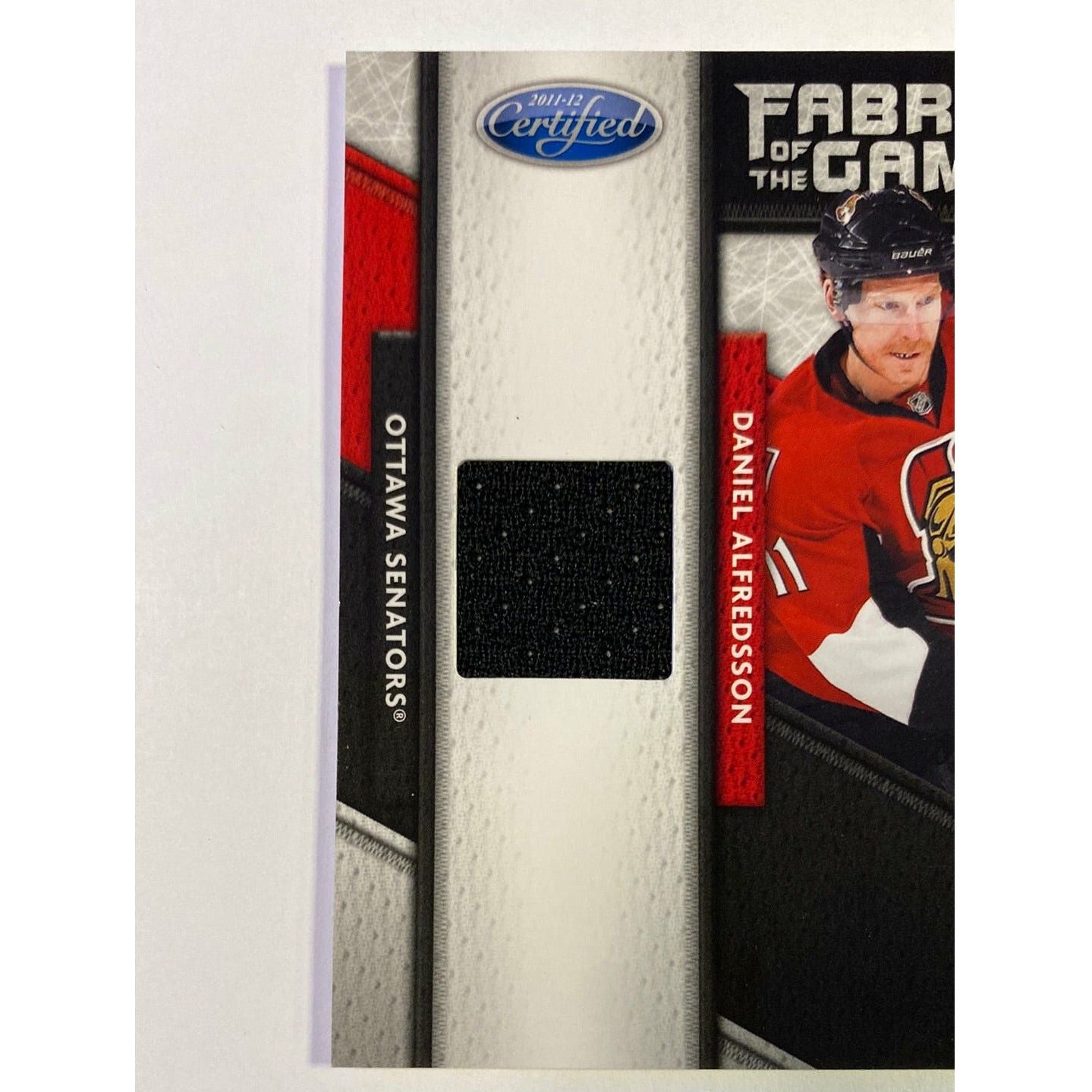 2011-12 Panini Certified Daniel Alfredsson Fabric of the Game /399