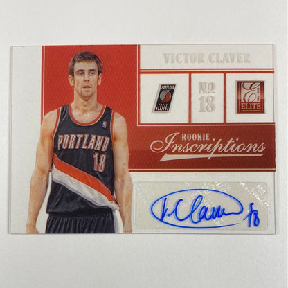 2012-13 Donruss Elite Victor Claver Rookie Transcriptions