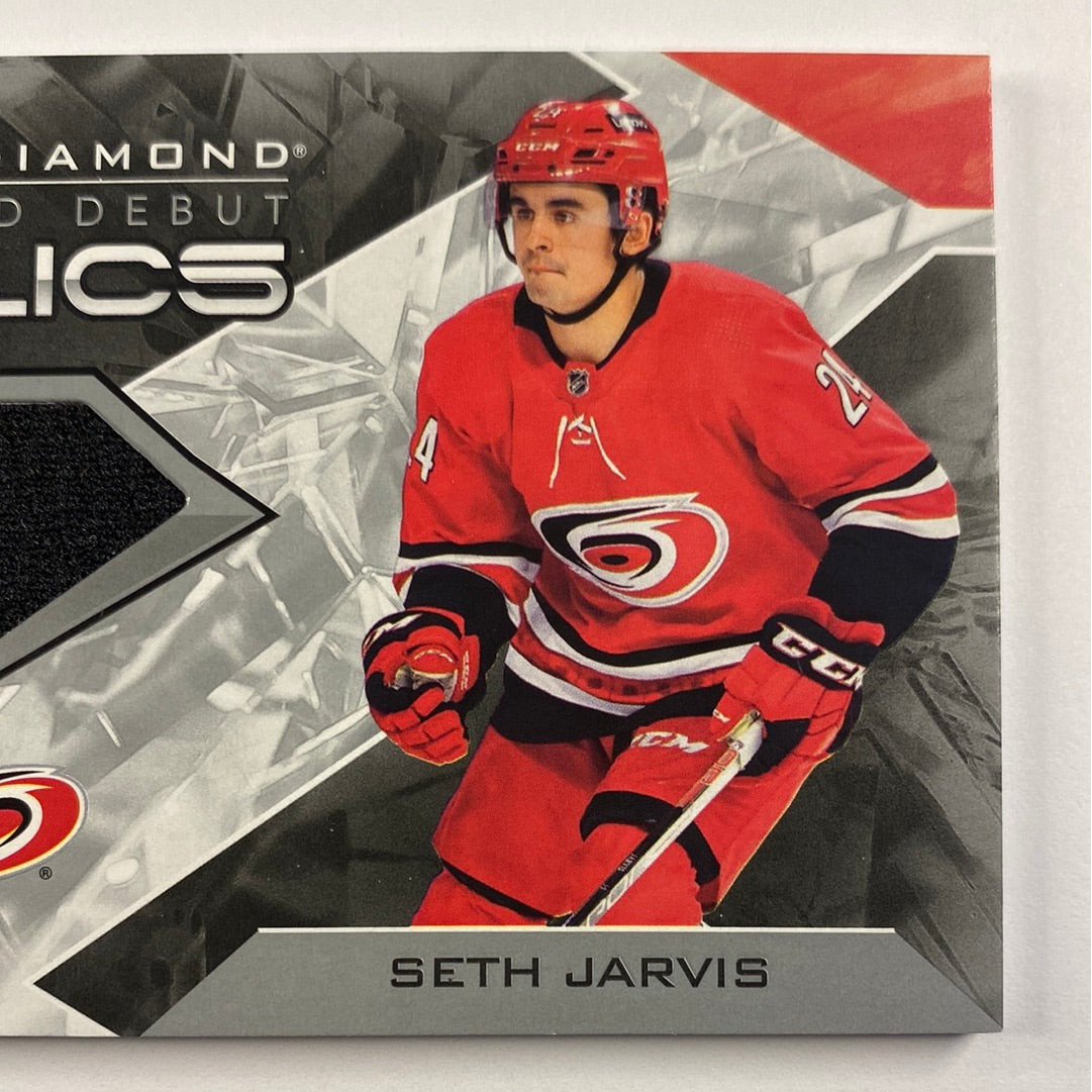 2021-22 Black Diamond Seth Jarvis Diamond Debut Relics