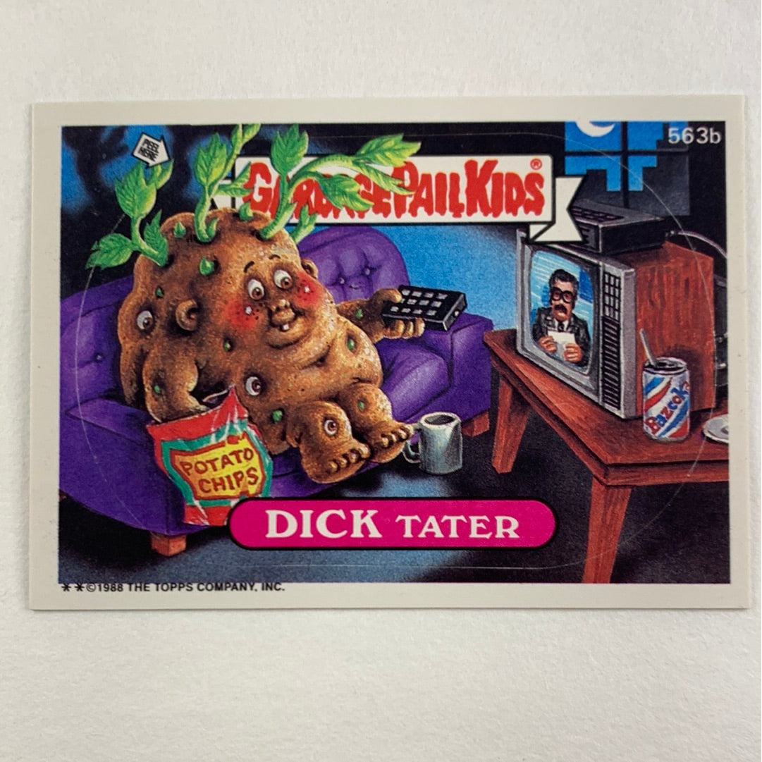 1988 Topps Dick Tater Die Cut