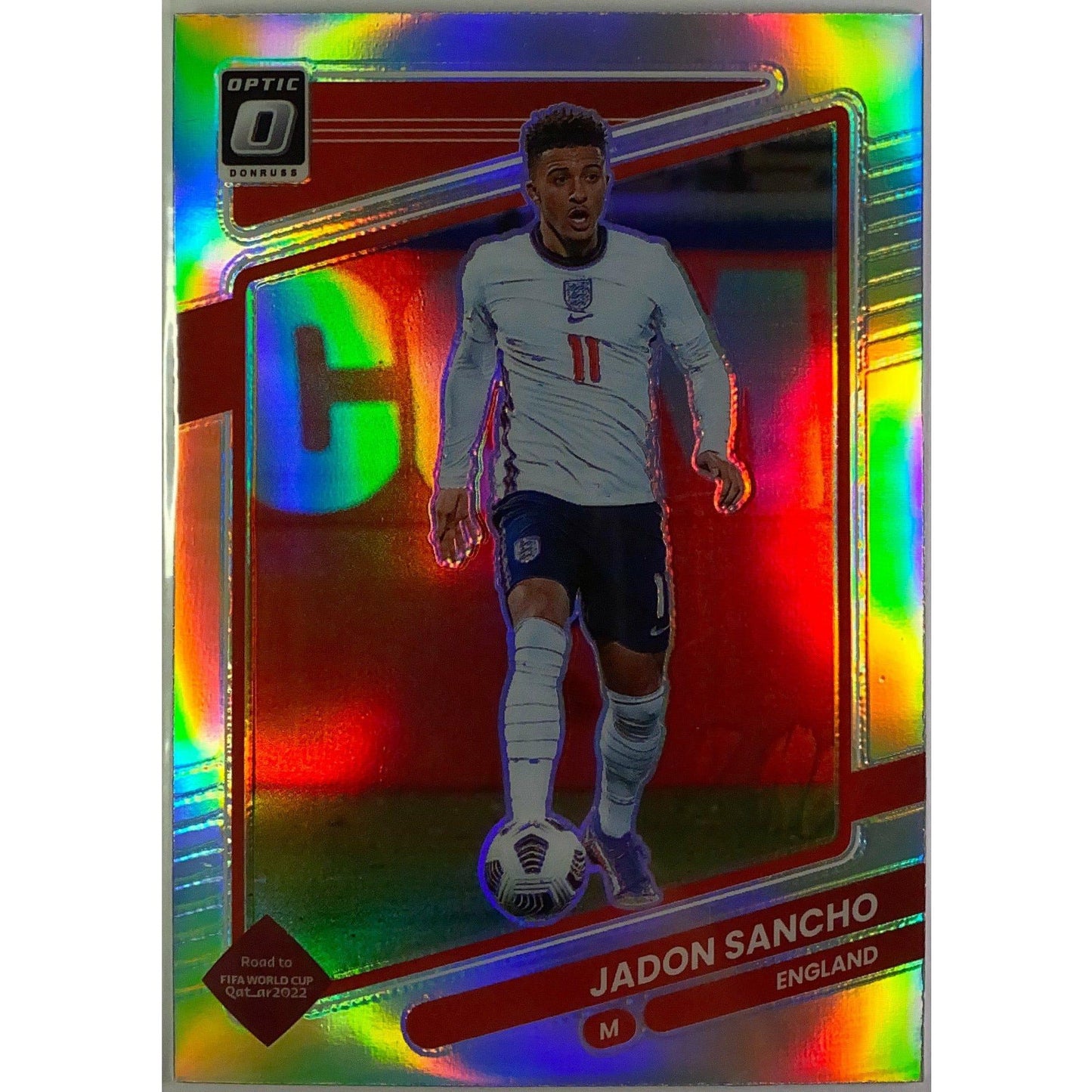 2021-22 Donruss Optic Jadon Sancho Silver Holo