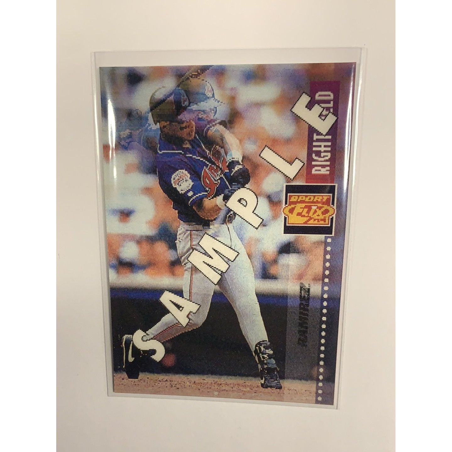  1995 Pinnacle Sport Flix 95 Sample Manny Ramirez 3D Card  Local Legends Cards & Collectibles