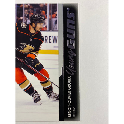 2021-22 Upper Deck Series 2 Benoit-Olivier Groulx Young Guns
