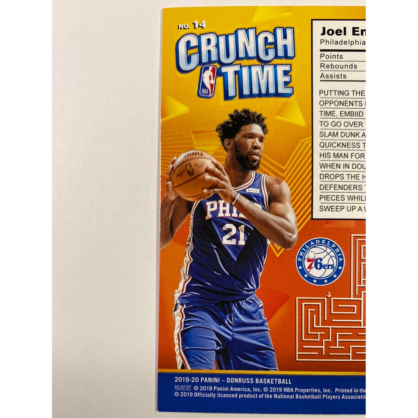  2019-20 Donruss Joel Embid Crunch Time  Local Legends Cards & Collectibles