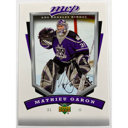 2006-07 MVP Mathieu Garon Silver Script