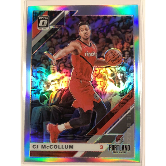  2019-20 Donruss Optic Cj McCollum Silver Holo Refractor  Local Legends Cards & Collectibles