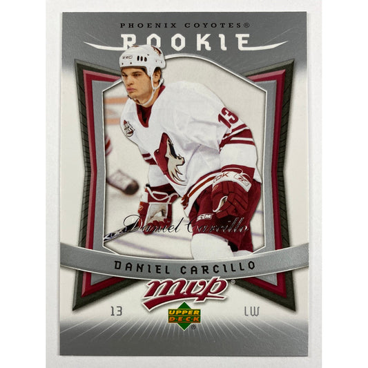 2007-08 MVP Daniel Carcillo Silver Script Rookie