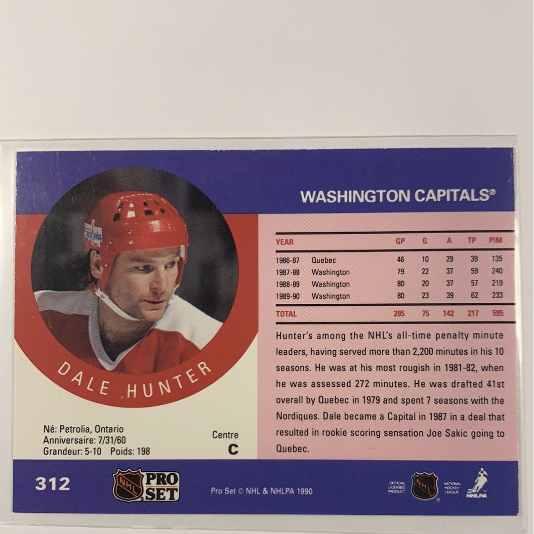  1990 Pro Set Dale Hunter In Person Auto  Local Legends Cards & Collectibles