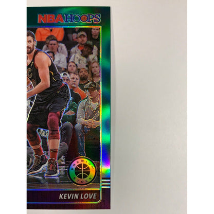 2019-20 Hoops Premium Stock Kevin Love Green Prizm Refractor